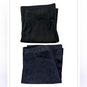 Paul Harris Design Lot of 2, Navy Blue and Black MIDI Skirts, Women’s Size 8